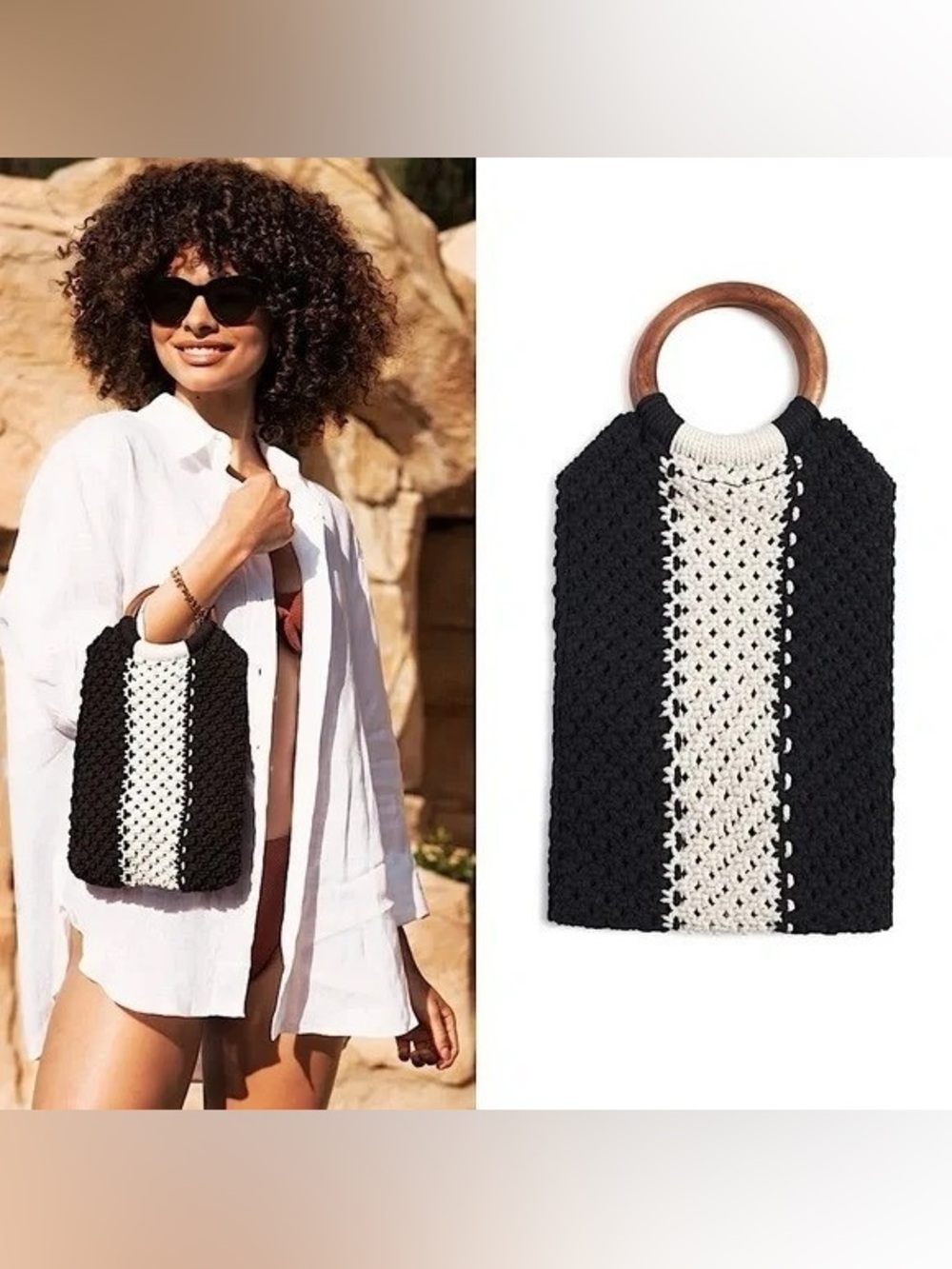 LAUDE the Label x CURATEUR Gabby Mini Macrame Bag